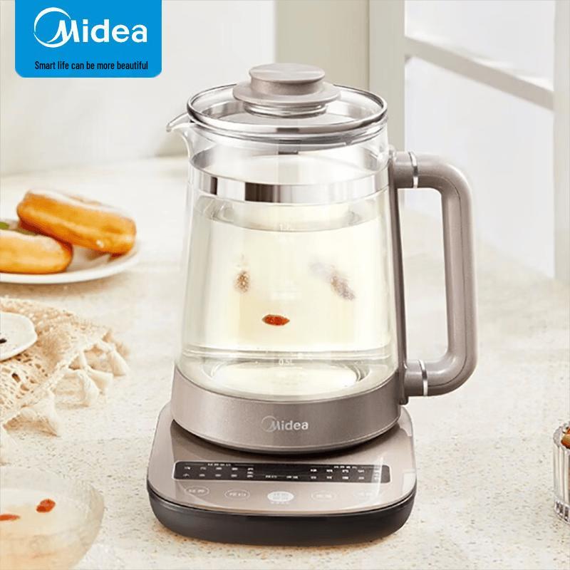 Midea 1.7L Glass Wellness Kettle CN plug (adapter included)