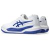 Asics X GS Tennis Shoes Size 100 2E GEL-RESOLUTION (1044A081), Unisex, (White/Dark Cobalt), 20.5 Cm,