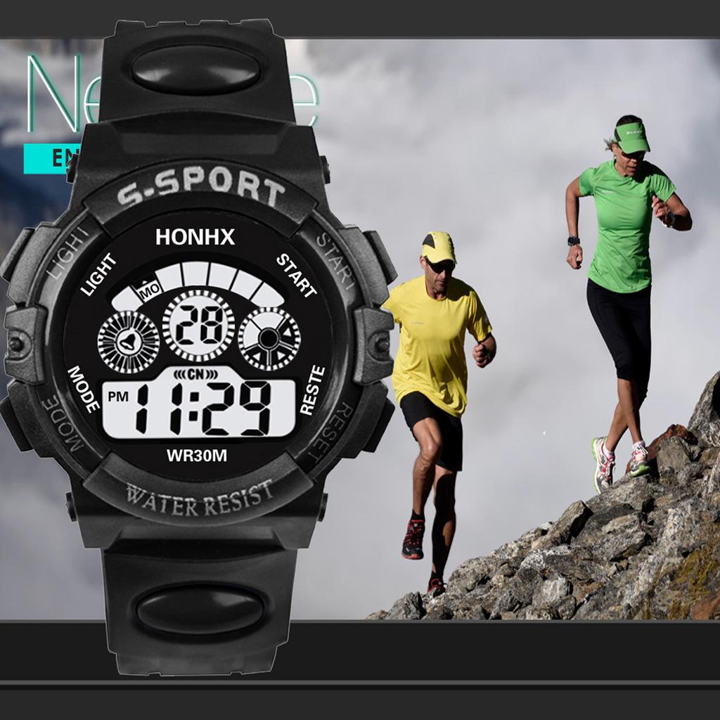 

Student Electronic Watch Waterproof Sports Children Watch Glow Multi Function Digital Watch Seven Colors Light Gift