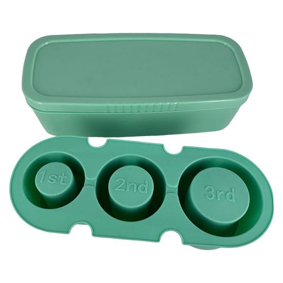 

Форма для льда цилиндрическая для стакана 30-40 унций, без BPA, медленно тающая зелёный