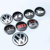 DIG1 1PC Aluminium ABT/R/GTI Logo Auto Steering Wheel Sticker for VW Jetta Golf R Beetle CC EOS GTI R32 MK4 Accessories Car Styling