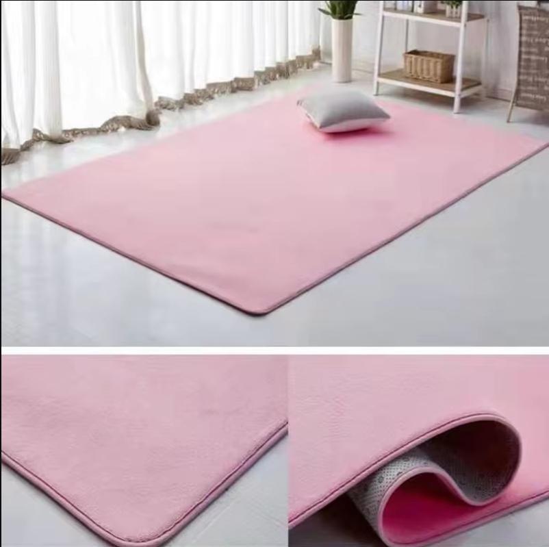 Modern, Simple and High-end Coral Velvet Carpet, Living Room Sofa, Bedroom Bed, Anti-stain Carpet, Home Decoration