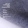 Car Seat Cushion Winter Plush Imitation Rabbit Fur Warm Single Seat Square Cushion Free Bundle Warm Seat Cover