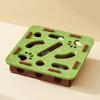 Felt Pet Puzzle Track Toy Funny Kitten Track Ball Toy Durable Cat Teasing Box  Indoor Game