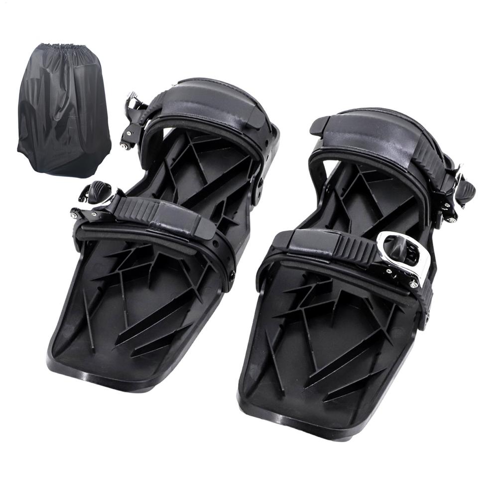 Kurze Ski Kurze Snowskates Kompaktes Skizubehör Multifunktionale Verstellbare Skitourenwerkzeuge Leichte Rutschfeste Schneefüße