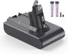 FLYLINKTECH Compatible with Dyson V6 and HH08 Vacuum 4600mAh PSE Replacement Filter Included DC62, DC61, DC74, DC72, SV09, SV08, SV07, Cleaners,