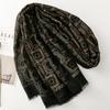 Bohemia Styles Luxury Women Scarf Shawl Cotton Linen Feeling Tassel Pashmina Muslim Hijab Wrap Lady Viscose Bufanda