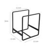 1pc Kitchen Cabinet Plate Storage Countertop Dish Rack Drawer Dinner Plate Partition Drain Rack Layered Storage Rack Accessories