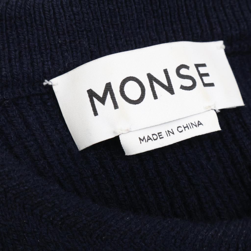 Monse MR220146CRN Rope Cut Shoulder Knit Sweater/ Tops XS NavyUsed