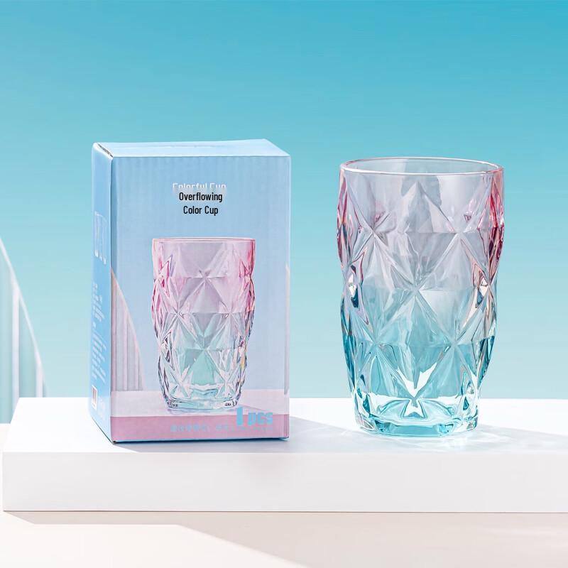 YiLiWu Colorful Glass Tumbler