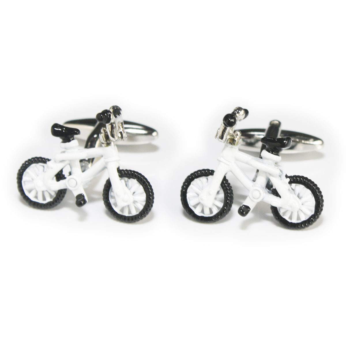 

Kamakura Cufflinks Workshop White Bicycle Cufflinks cf1297 білий