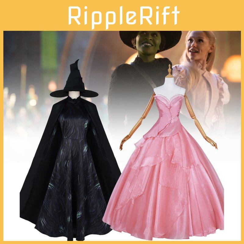 Glinda Elphaba Wicked Skirt Role Play Cosplay Costume Suits Performance Clothes