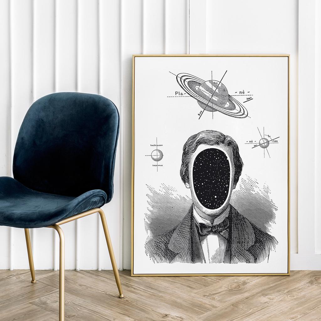 Poster Portrait Man Space