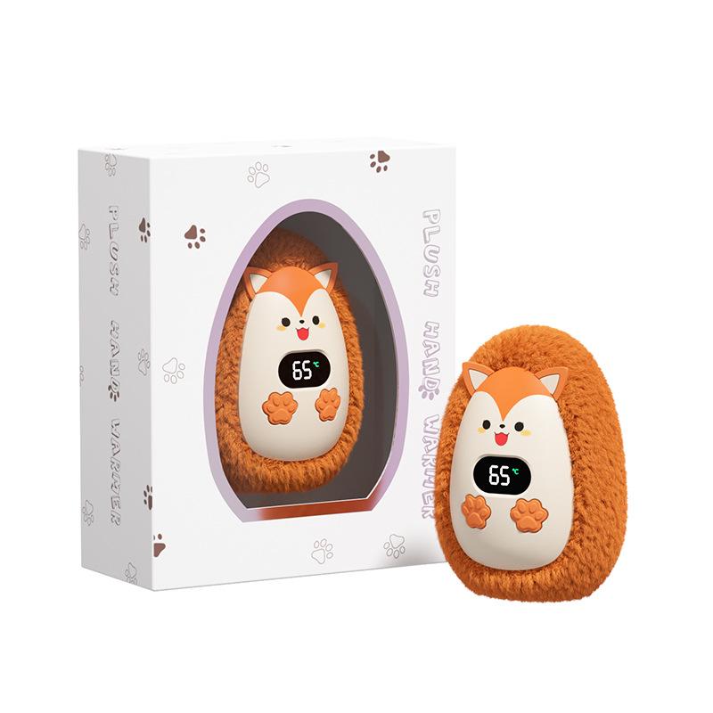 2024 USB Rechargeable Mini Plush Pet Hand Warmer