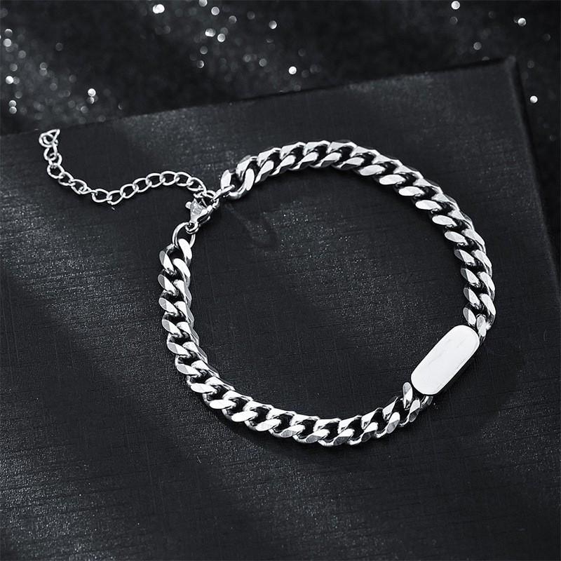 Men's and Women's Bracelets, Cuban Stainless Steel Chains, BFF Bracelets, Gifts, Couple Jewelry