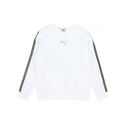 Metallic Nights Fleecegefüttertes Rundhals-Sweatshirt Herren Oberteile Weiß 587141-02