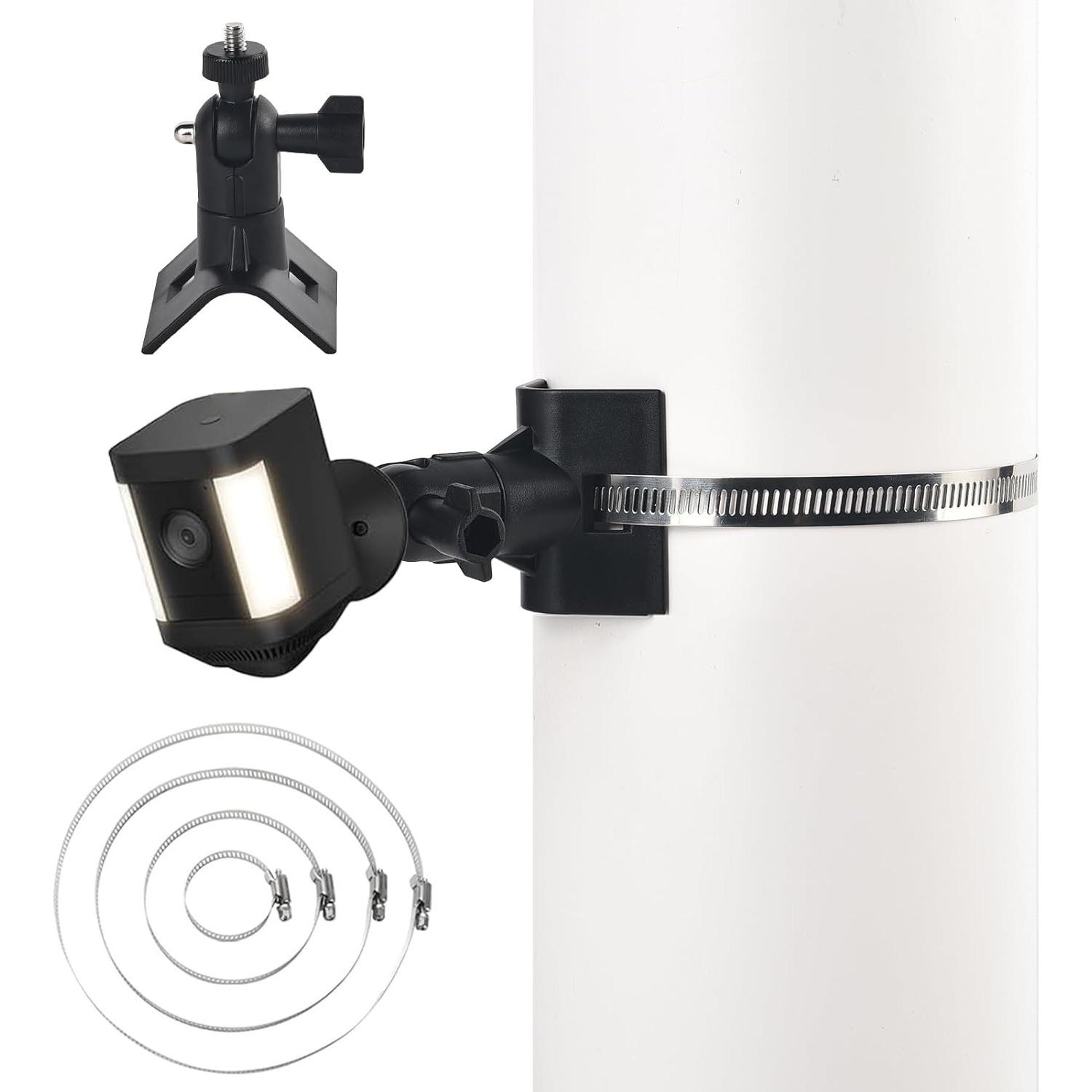 

Mast Mount, No-Drill Universal Pole Mounting Bracket for Outdoor Stick Up Cam/Pro, Indoor Camera, Spotlight Cam, Spotlight Camera Plus/Pro