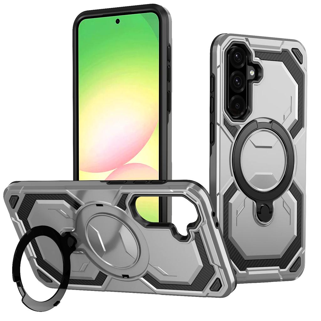 Armor Stoßfeste Hülle für Samsung Galaxy A14 A15 A25 A35 A55 A05S A6 A16 A26 A36 A56 5G Magnetische Halterung Handyhülle Coque Fundas