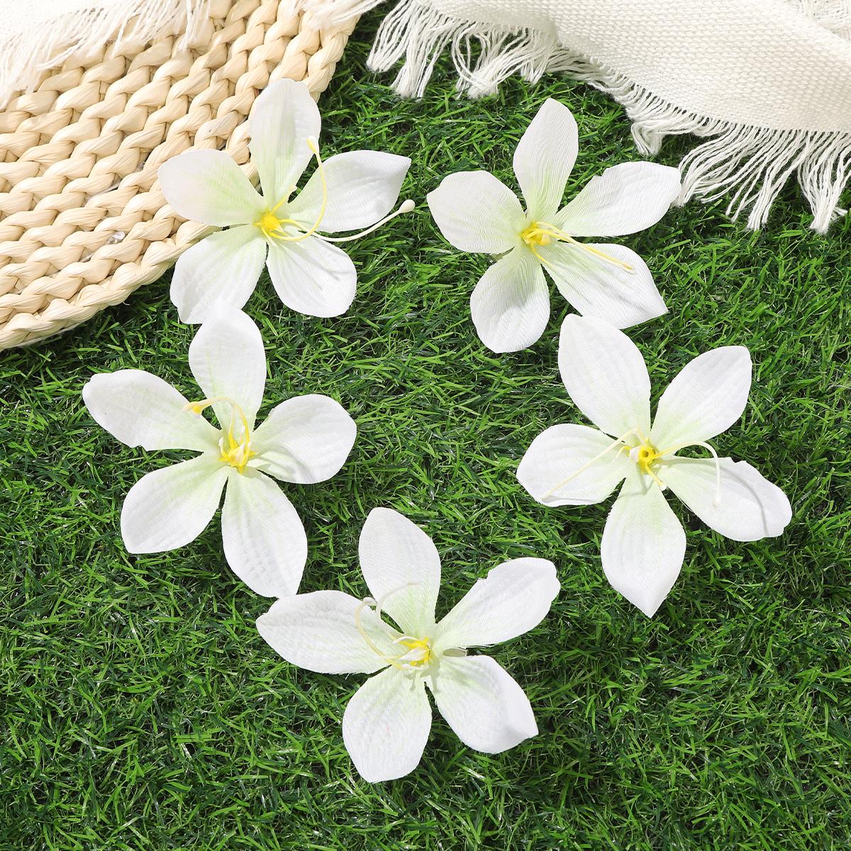 

AWAYTR 5 шт. Градиентная искусственная цветок заколка-утиный клюв цветочные заколки для волос Валентин головной убор аксессуары для волос для девочки подарок на фестиваль