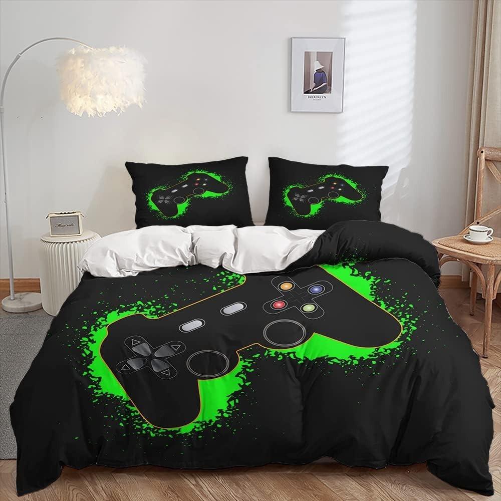 Universe Planet Rocket 3DCartoon   Microfibre Bedding Sets Children's Bed Linen with Zip Room Decor  Duvet Cover  Adult Duvet