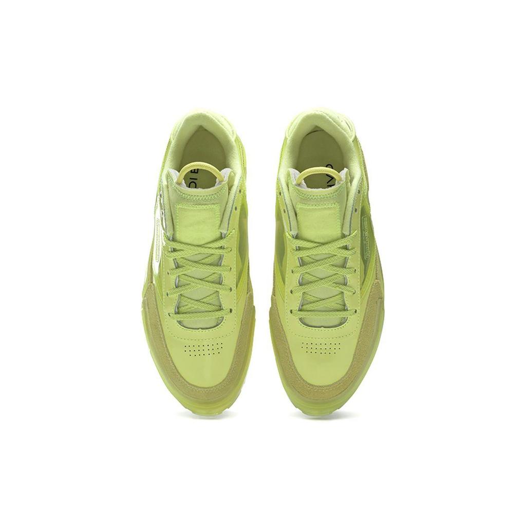 Reebok Women's Cardi B Club C High Vis Green Casual Shoes H01010