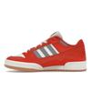 Adidas Forum Low Gebraucht Rot Gummi Herren Sneaker Anthrazit-Solid-Grau Off-White FZ6273