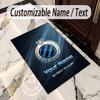 Crystal Velvet Rug Club Brugge FC Print Custom Name Text Floor Mat Home Decor