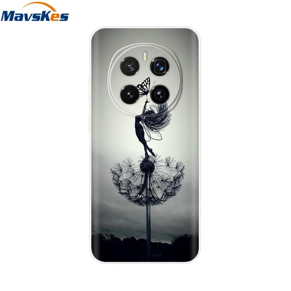 Für Honor Magic 7 Pro Hülle Magic7 Pro Klare Bemalte Abdeckung Weiche Silikon Handyhülle Für Huawei Honor Magic7Pro Hülle Fundas Schalen
