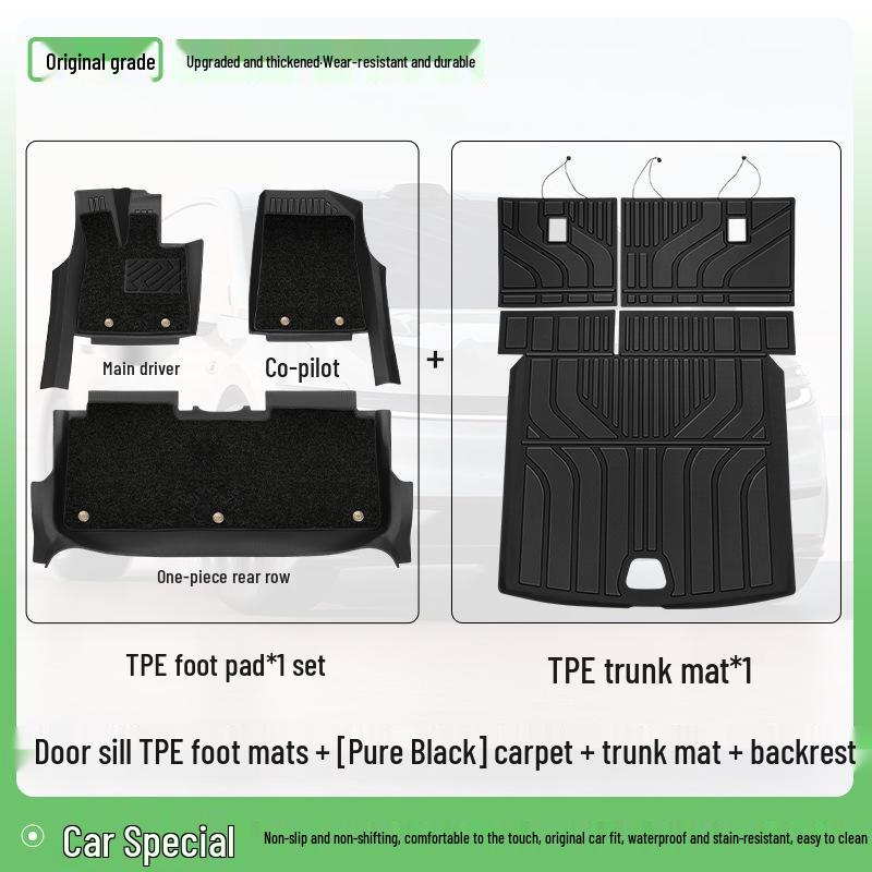 Zeekr X 2026 Full Coverage TPE Car Floor Mats - Custom Fit Carpet Accessories