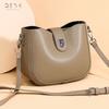 Saddle Bag High-end and Stylish Cowhide Commuting Single-shoulder Underarm Bag, Crossbody Bag Women's Bag