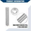 Stainless Steel Exhaust Manifold Bolt Stud Hardware for Ford 4.6 5.4 Liter V8 2 Manifolds/Front/Durable / 16 Pcs