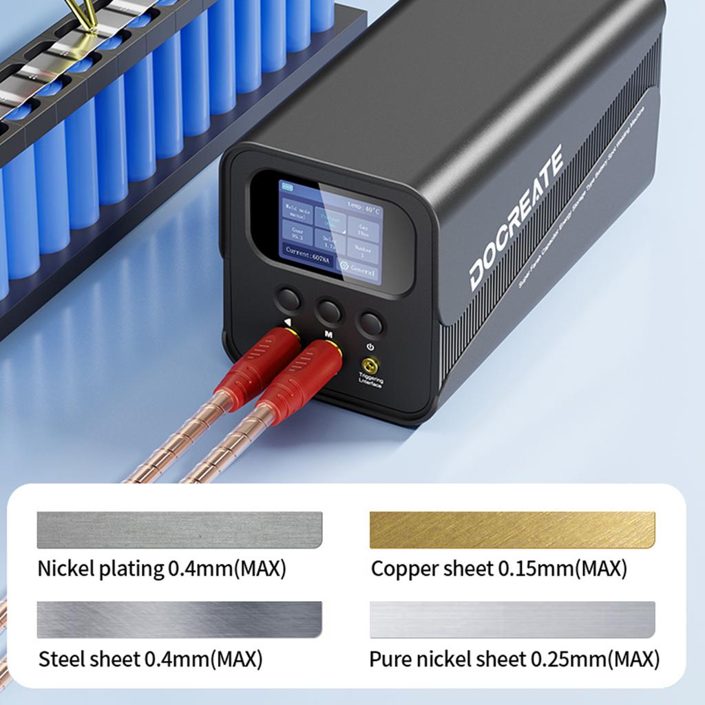 Spot Welder 99 Gears Adjustable Handheld Spot Welder 2 Inch LCD Screen for Battery Packs DIY & Repair