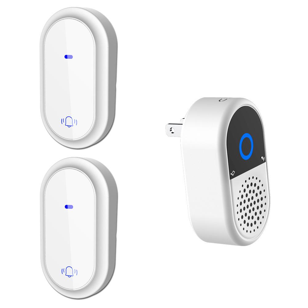 Новий бездротовий дверний дзвінок з живленням від енергії руху, висока гучність 433 МГц для складу або вулиці біля вілли