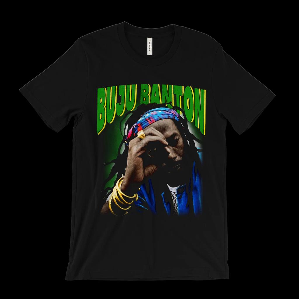 Buju Banton T-Shirt - Jamaican Reggae Ballroom Musician - 90s Rap Vntg T-Shirt Men's Women's T-