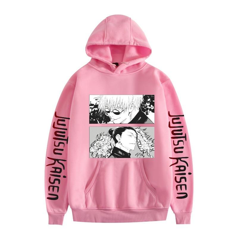 

Худи Jujutsu Kaisen Годжо Сатору Мужские Модные Толстовки с Длинным Рукавом Женские Повседневные Пуловеры Уличная Одежда Харадзюку Судадерас S