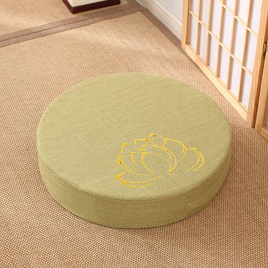 Japanese Linen Bay Window Cushion - Thickened, Removable, Washable Tatami Meditation Mat