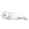 Sun Lemon Fluffy's Beluga Whale, Small, 14 X 26 X 8 Cm, Plush Animal, P-8512