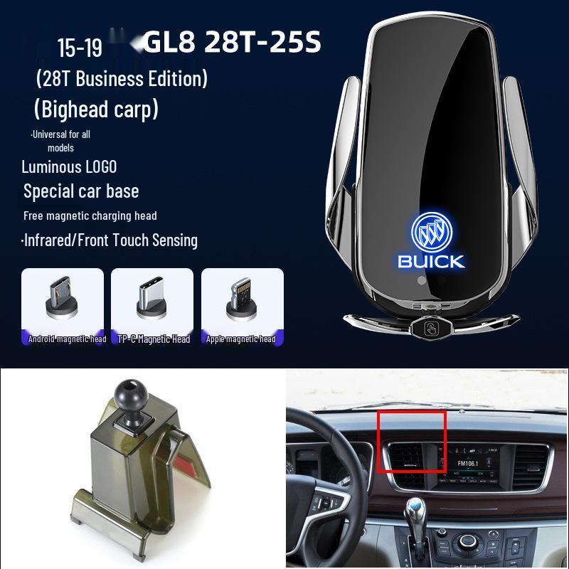 Magnetyczny Bezprzewodowy Szybki Ładowarka Uchwyt na Telefon Samochodowy do Buick GL8/Excelle/Regal/Verano/Envision