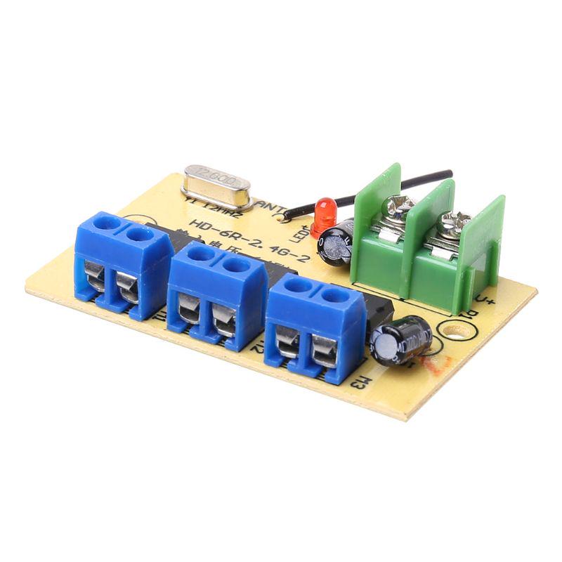 Telecomandă de mare putere 6CH 2.4G 50 metri cu receptor 6-15v pentru model auto, navă, instrument DIY