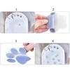 8pcs Non slip Bathtub Stickers Self-Adhesive Paw Print Decals Prevent Slips and Falls in the Bathroom Improve Security