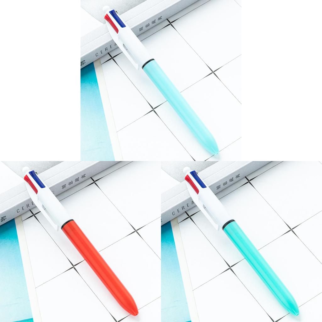 Multicolor Push Pen With Bullet Tip For Students And Office Use