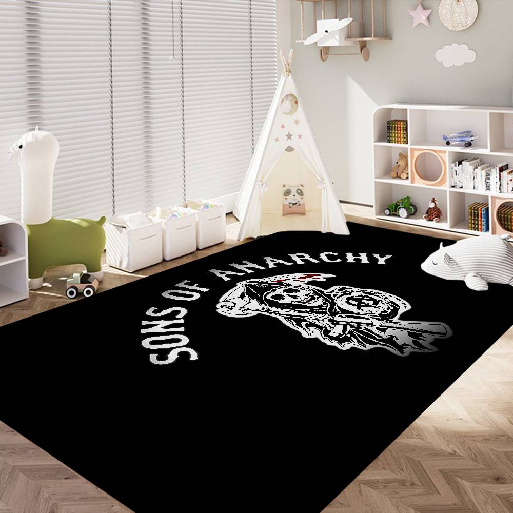 Son Of Anarchy American Crime Tv Floor Mat Kids Room Bedroom Decoration Balcony Anti-Slip Doormat Living Room Welcome Rug