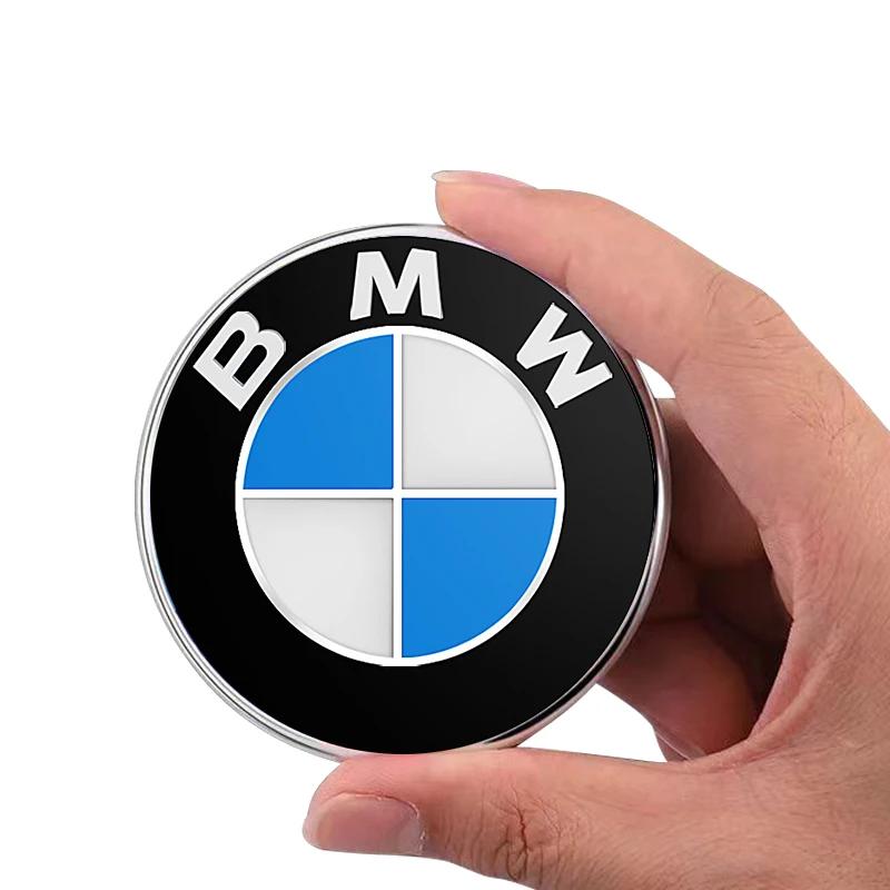 AZHKP1 82mm/74mm Car Emblem Hood Badge Front Rear Trunk Logo Car Styling For BMW E34 E46 E39 E38 E90 E60 E36 F30 F30 F10 E92 E38 E91