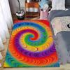 Colorful Swirl Pattern Carpet for Bedroom Living Room Home Decor Rug Suitable for Use As an Anti-slip for Living Room Bedroom Sofas