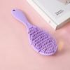Wet Brush Curved Massage Comb with Flexible Bristles for Wet Hair - Available In Green, Pink, Blue,Purple and Black