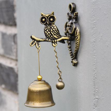 Animal Metal Doorbell Nostalgic Daily Gift Wind Chimes Home Wall Decoration Iron Bell