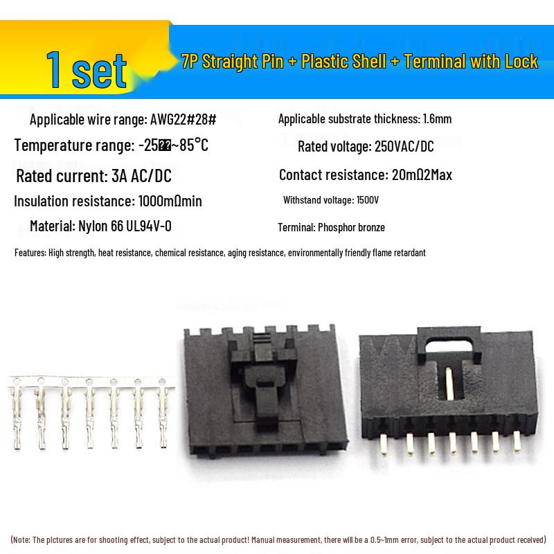 2.54 Lockable DuPont Connector: 2P & 3/4/10P Straight/Bent Pin Header MX2.54 Socket