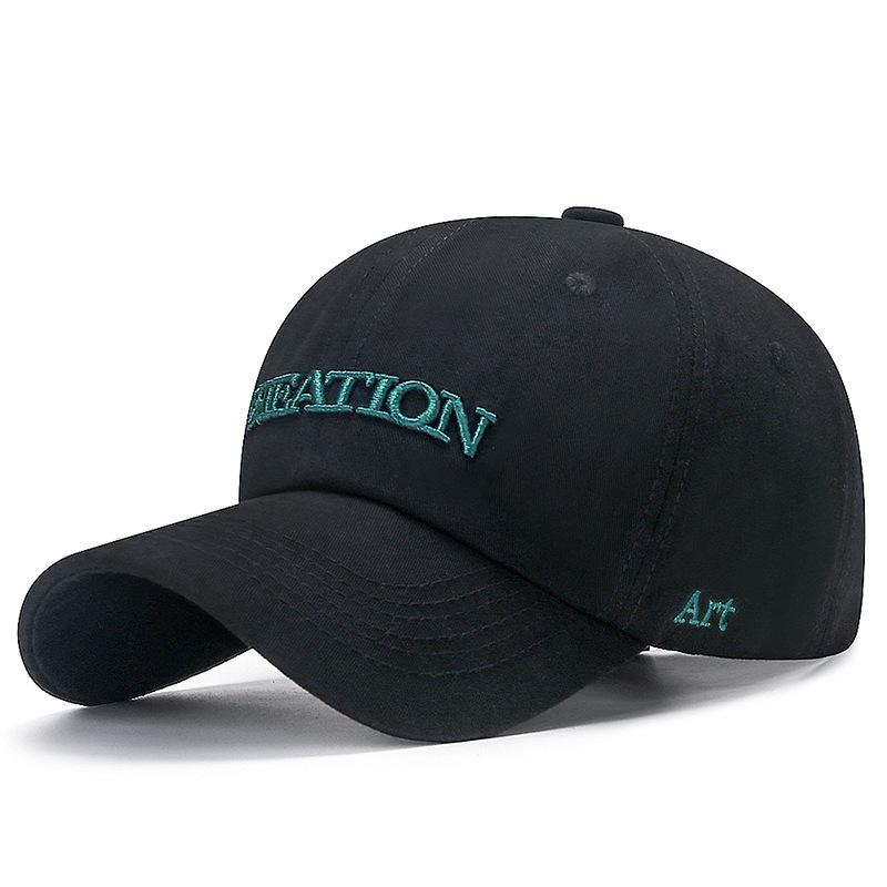 Soft-top Baseball Hats for Men and Women Trendy Sun Protection and Shade Three-dimensional Embroidered Baseball Hats