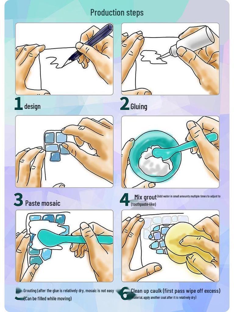 Κιτ Μωσαϊκού Φεγγαριού DIY - Χειροποίητο Νυχτερινό Φως Αφής για την Ημέρα της Μητέρας