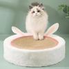 Two-in-one Cat Scratching Bed & Scratching Board Hemp Rope Braid Plush Pet Bed Cat Exclusive Bed